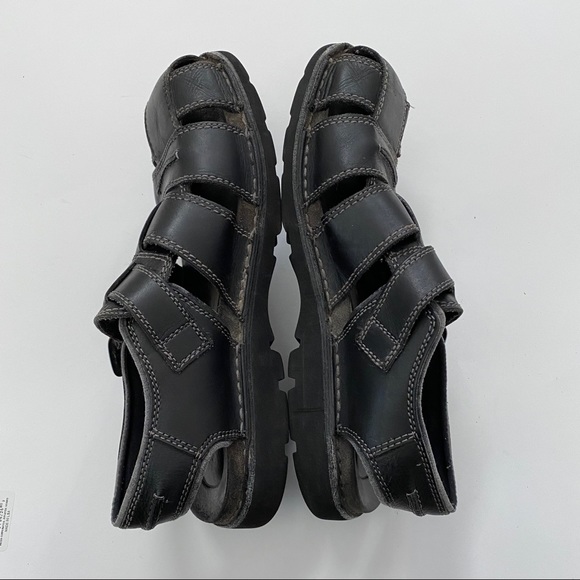 rockport men's sandals leather